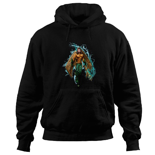 Aquaman Movie Logo with Aquaman Hoodies
