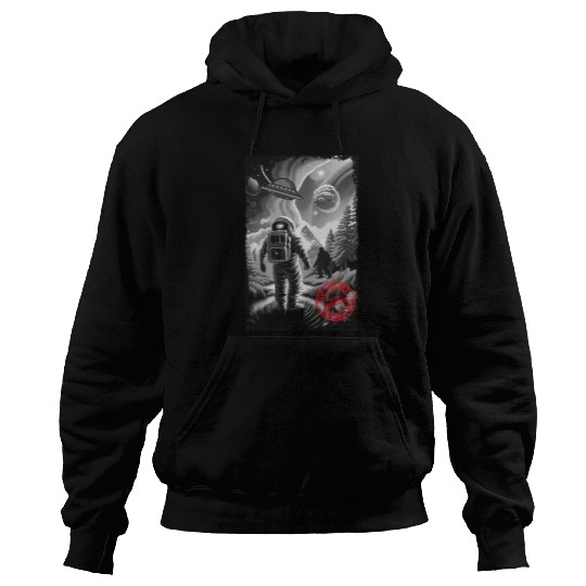 Astronaut Encounters Alien bigfoots Conspiracy Theory UFO 2 Hoodies
