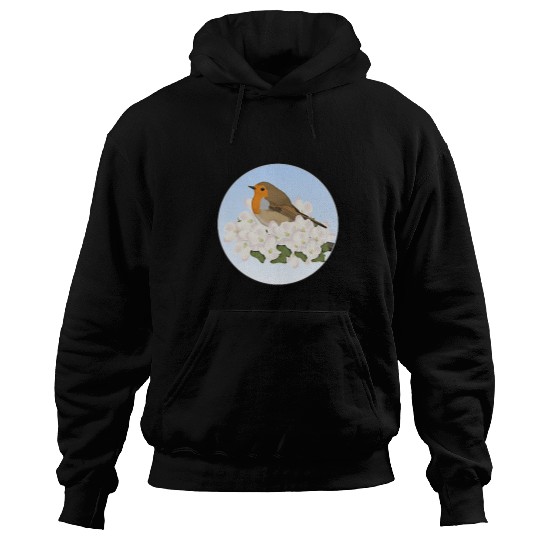 Robin Bird Birdlover Birdwatcher Biologist Ornithologist Hoodies
