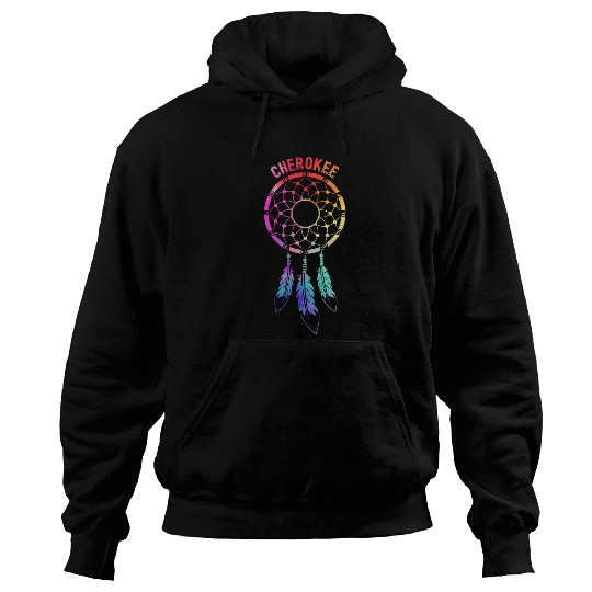 Cherokee Tribe Dreamcatcher Indigenous Native American Style 1 Hoodies