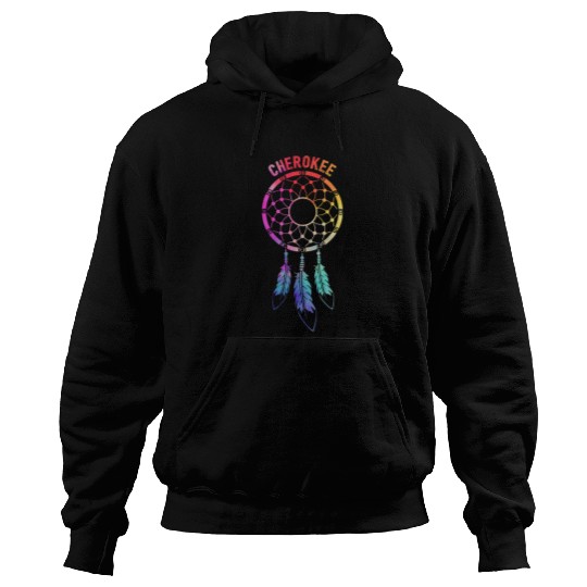 Cherokee Tribe Dreamcatcher Indigenous Native American Style 1 Hoodies