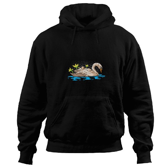 Lacrosse Gift Mother Child Swan Zookeeper Hoodies