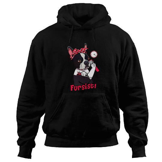 Boston Terrier Dog Groomer vintages Pet Grooming Cartoon Hoodies