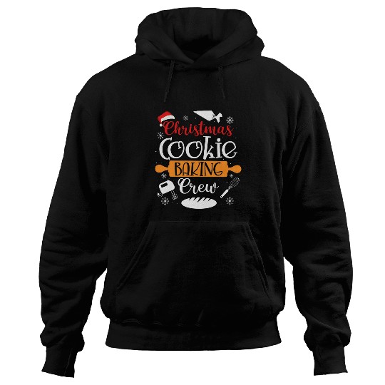 Christmas Cookie Baking Crew Baker Pastry Chef Kids Xmas Hoodies