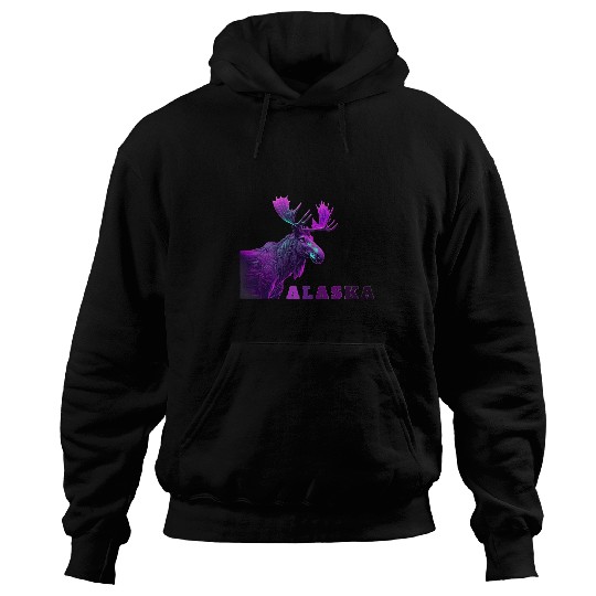 Lacrosse Gift Moose Alaska Costume supernatural merchandise Hoodies