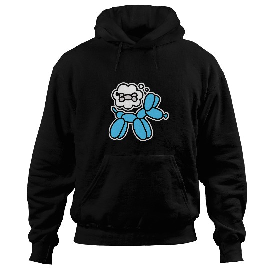 Balloon dog with bone Balloon animal twister Balloon Artist Hoodies