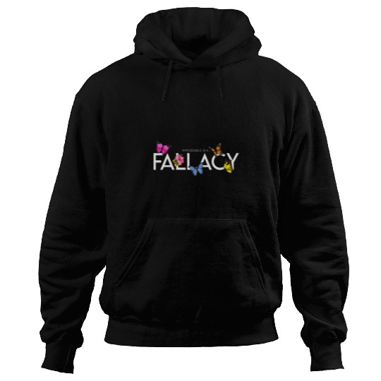 Impossible is a    Fallacy Hibiscus and Butterfly Hoodies