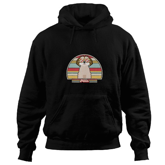 Shih Tzu . Retro Style 3 Hoodies