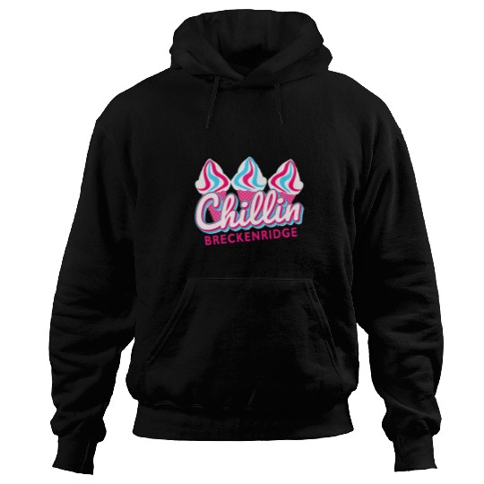 Breckenridge Chillin IceCream Pop Art Breckenridge Colorado Hoodies