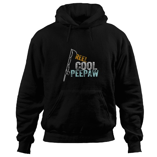 Fishing reel cool peepaw fisherman daddy fars day fishing Fisher Hoodies