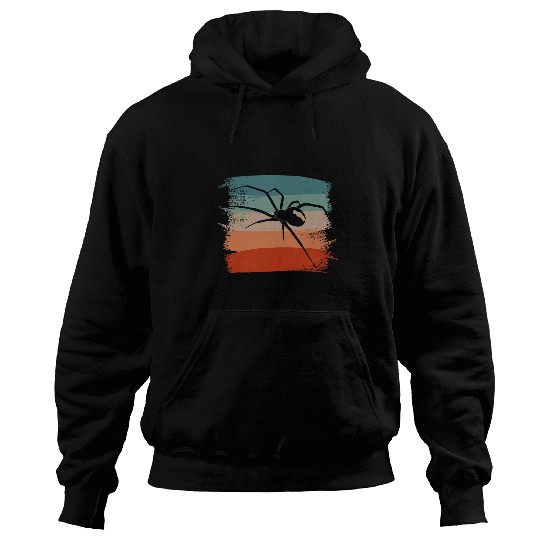 Retro vintages Black Widow Spider Spiders Hoodies