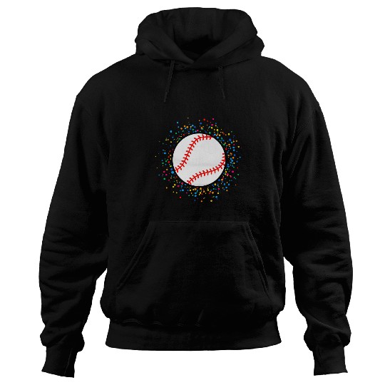 Funny Polka Dot Baseball Lover Player International Dot Day Hoodies