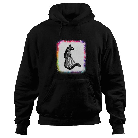 Cat Daddy Mommy Boy Girl Funny Tie Dye Bleached 21 Hoodies