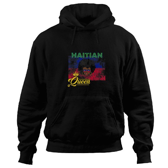 Caribbean Island 1804 Haiti National Flag Art Haitian Queen Hoodies