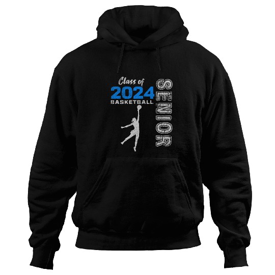 Basketball Player Senior Class of 2024 Graduation 2024 2 Hoodies