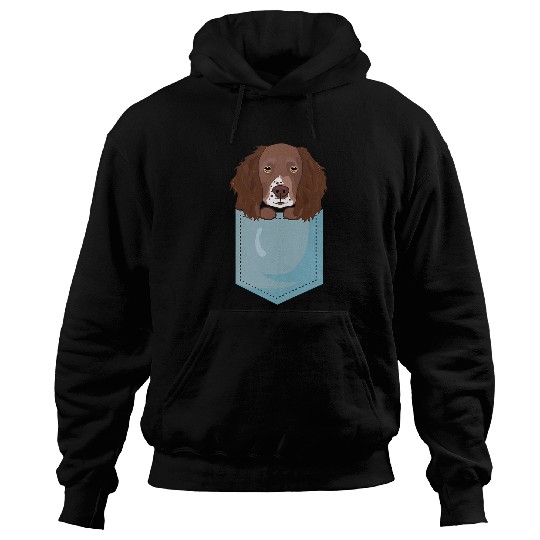 English Springer Spaniel Pocket Springer Spaniel Lover 1 Hoodies