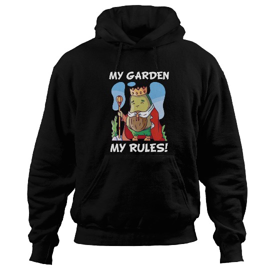 Lacrosse Gift Mein Garten Meine Rules Avocado Parody Garten Hoodies