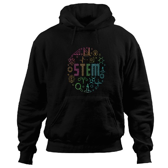 STEM Science Technology Engineering Math Teacher Hoodies