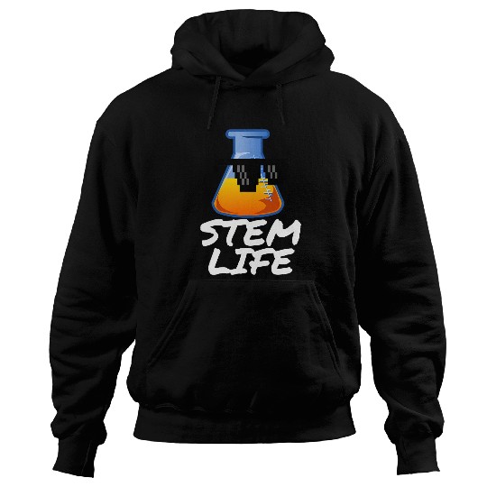STEM LIFE SCIENCE TECHNOLOGY ENGINEERING MATH BEAKER Hoodies