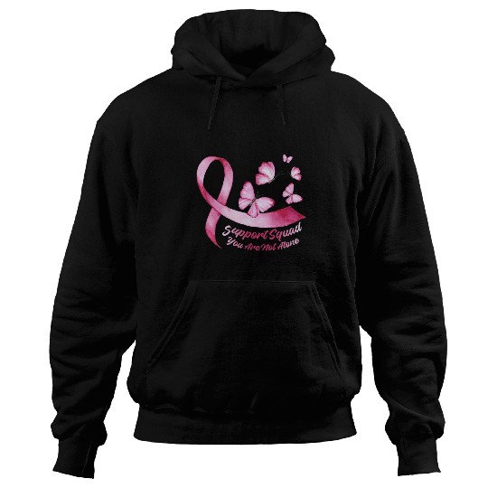 Support Squad You Are Not Alone Butterfly Ribbon Awareness Hoodies