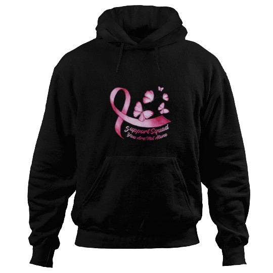 Support Squad You Are Not Alone Butterfly Ribbon Awareness Hoodies