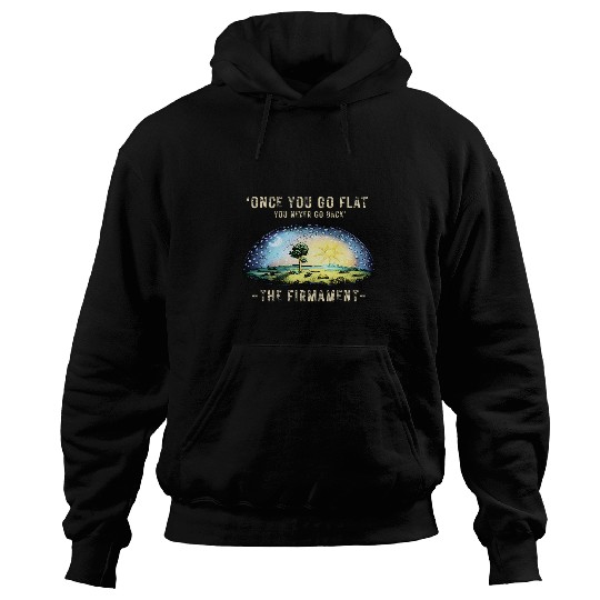 Flat earth model with dome 2Firmament flat earth 21 Hoodies