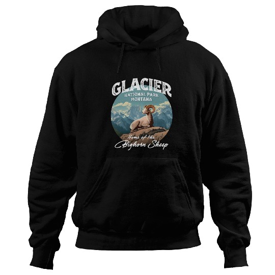 Sheep Lover Glacier National Park Bighorn Sheep 22 Hoodies