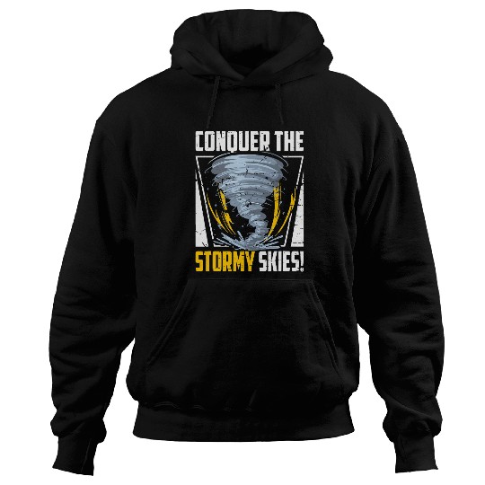 Meteorologist Storm Chasing Storm Hunter Tornado Chaser Hoodies