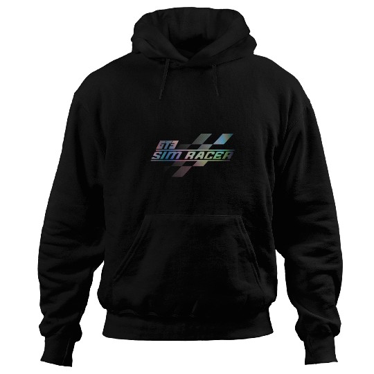 Sim racing or sim racer checkered flag Hoodies