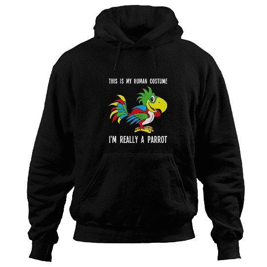 This Is My Human Costume Im Really A Parrot Costume Kids Hoodies