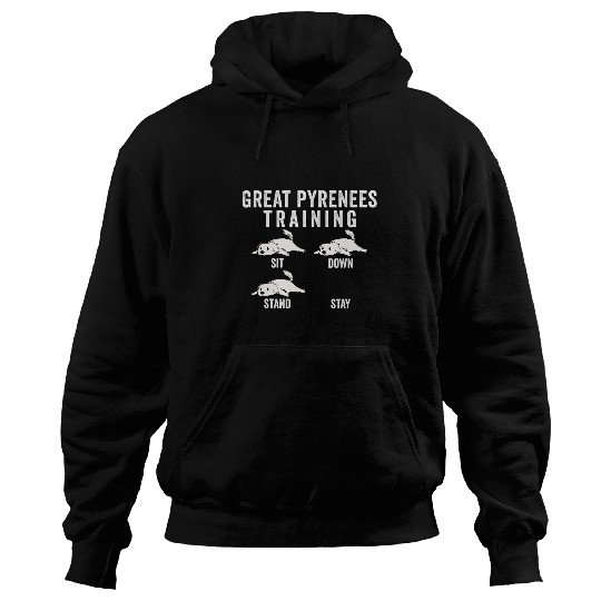 Great Pyrenees Training Dog Hoodies
