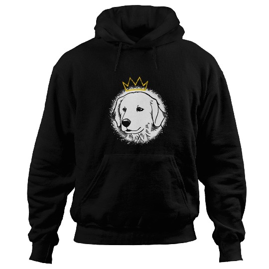 Great Pyrenees with Crown Hoodies