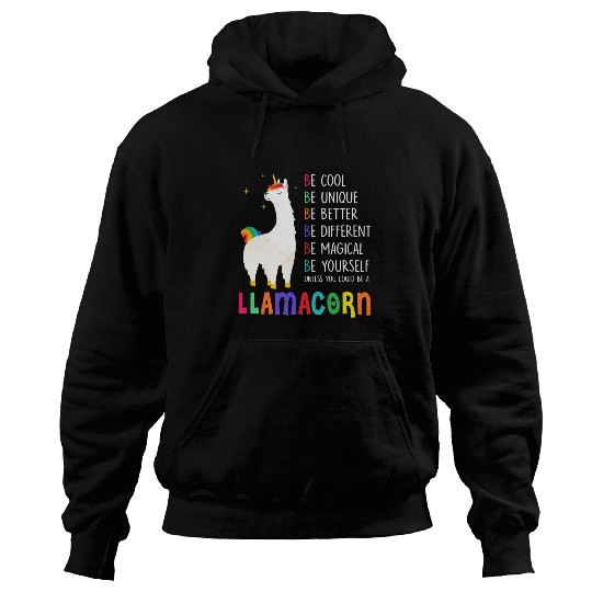 Llamacorn Funny Cute Llama Unicorns 8 Hoodies