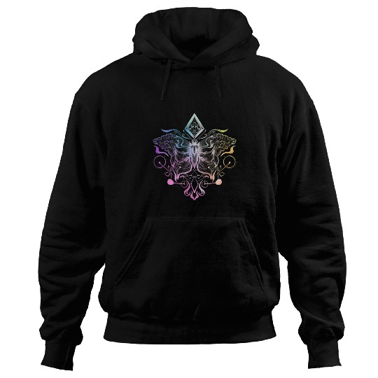 Watercolor Butterfly Gothcore Nature Moth Cottagecore Forest Hoodies