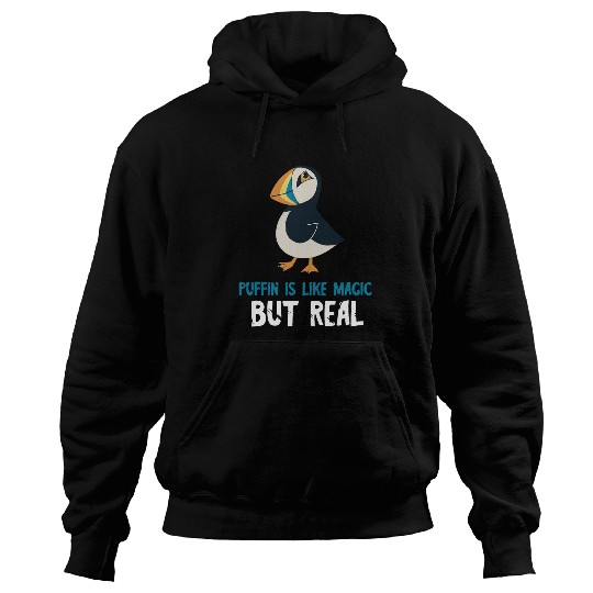 Puffin Is Like Magic Puffin Bird Lover Seabird Lover Puffin Hoodies