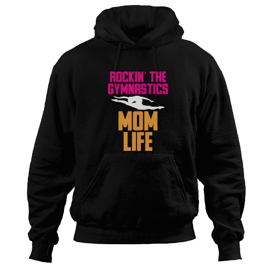 Rockin the Gymnastics mom life Gymnastics Tee for Women Hoodies