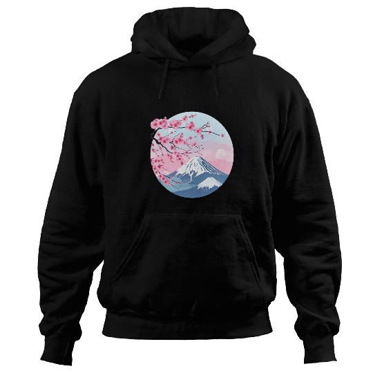 Japanese Sakura Garden Geisha Mount Fuji Cherry Blossom 25 Hoodies