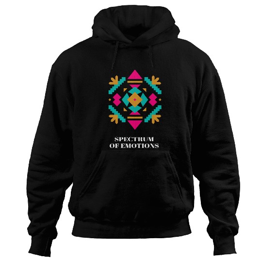 Spectrum Of Emotions Colorful Artist Designs Present Hoodies