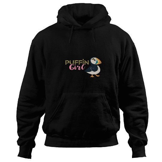 Womens Puffin Girl Seabird Lover Puffin Bird Lover Puffin Lover Hoodies