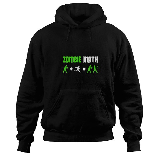Zombie Math Halloween Funny Math Teachers Hoodies