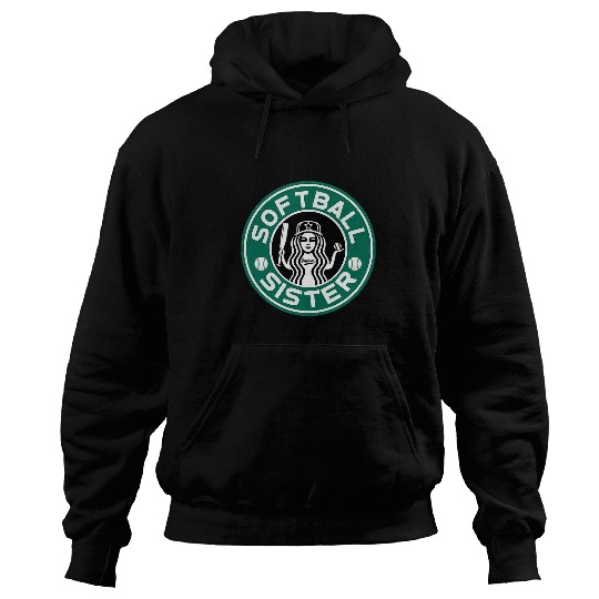 Softball Sister for Girls Sisters Biggest Fan Hoodies