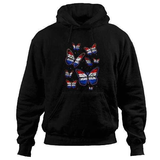 Paraguay pride and culture  Butterfly version Hoodies