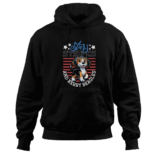 Patriotic Kerry Beagle Hoodies