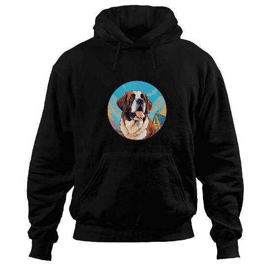 Saint Bernard Dog Breed Hoodies