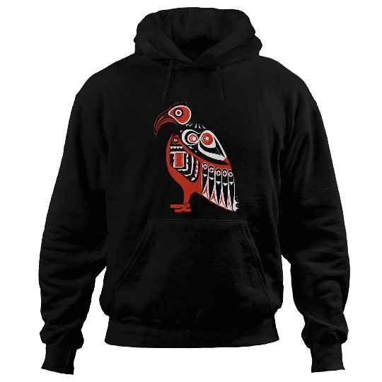 Supernatural Bird Native American Northwest Coast Art Hoodies