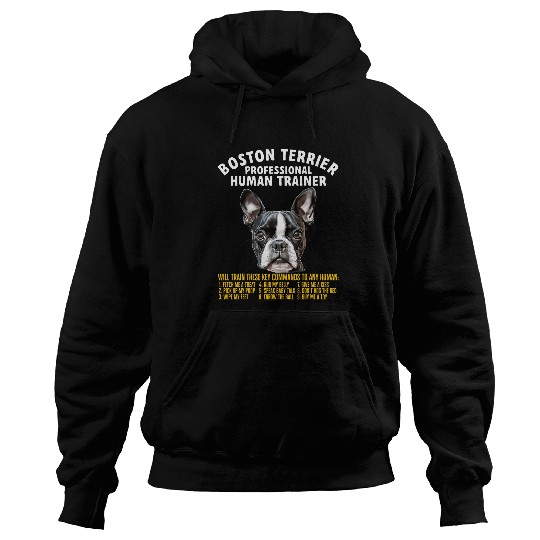 Professional Human Trainer Boston Terrier Hoodies