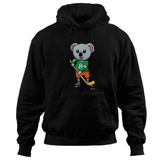 Koala Whisperer Ice Hockey Player Coachs Winter Sports Lover Hoodies