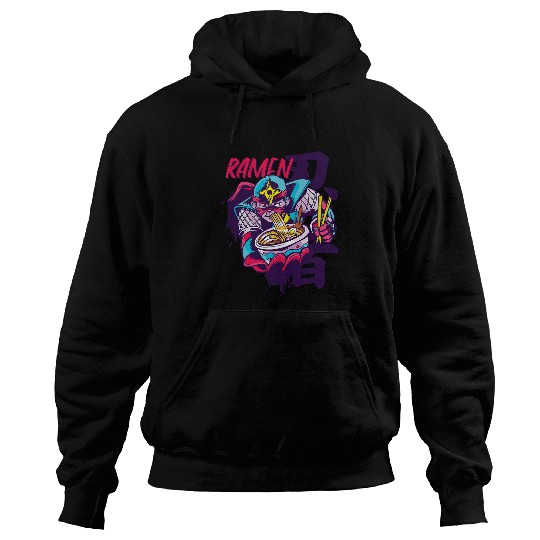 Discover Ramen Warrior Japanese Anime Art s Boys Girls Kids Hoodies