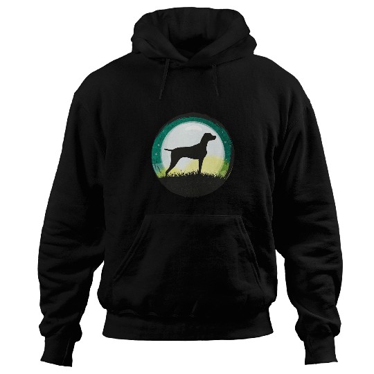 Weimaraner Dog Retro 21 Hoodies