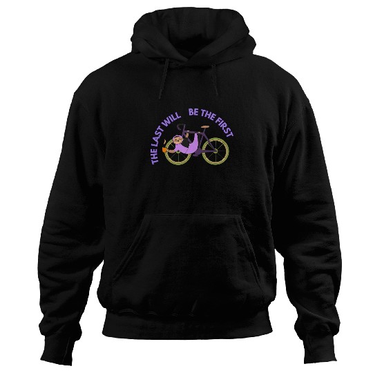 Man Cyclist Cycling Bicycle Funny Sloth Hoodies